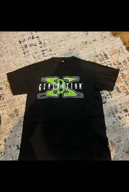 Vintage 1998 WWF D-Generation X T-Shirt Double-Sided Changes Tag